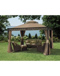 Living Home 10 x 12 Replacement Canopy and Net - RipLock 350