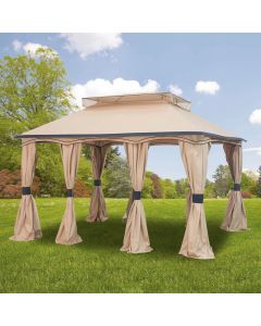 Replacement Canopy and Netting for Cabana Gazebo - RipLock 350