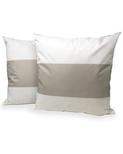 Pillow Cases - Set of 2 - Cabana Beige - Pillows Not Included