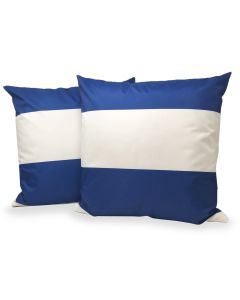 Pillow Cases - Set of 2 - Cabana Blue - Pillows Not Included