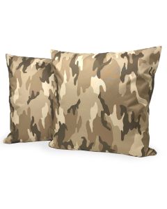 Pillow Cases - Set of 2 - Camo Sand - Pillows Not Included
