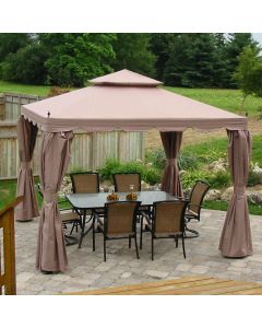 Replacement Canopy and Netting Set for Home Casual 10 x 10 Finial  - RipLock350
