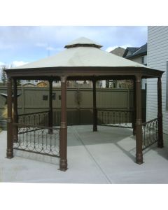 Replacement Canopy for Costco Octagon Gazebo - RipLock 350