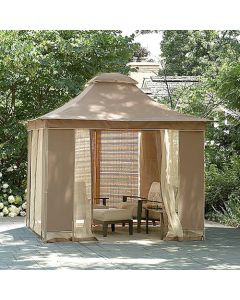 Sears Del Mar Gazebo Replacement Canopy and Net Set - 350