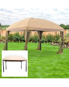 Menards Domed Gazebo Replacement Canopy and Net - RipLock 350