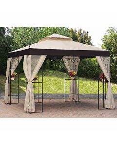 replacement canopy double arch gazebo