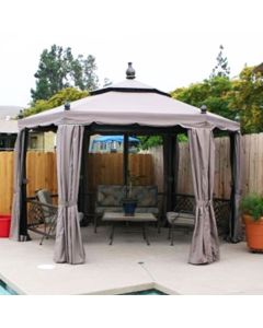 Expo Design Hexagon Replacement Canopy and Net Set - 350