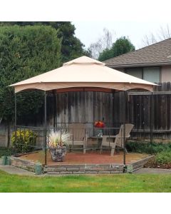 Replacement Canopy for Fred Meyer Hexagon Gazebo - Riplock 350