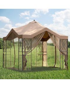 GO Deluxe Gazebo Replacement Canopy - 350
