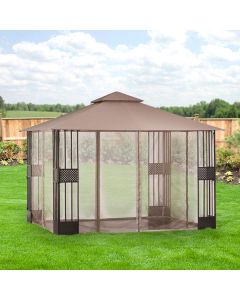 Replacement Canopy and Net for 12 x 10 Gazebo - RipLock 350