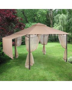 Garden House Gazebo Replacement Canopy and Net - RipLock 350