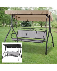 Replacement Canopy for Jefferson 3 Person Swing - Beige