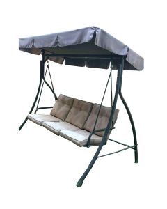 Replacement Canopy for HD Flat Roof 3 Person Swing - BROWN