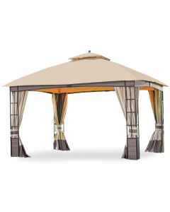 Replacement Canopy and Netting Set for Lakewood Gazebo - Riplock 350