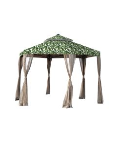 Replacement Canopy for Hexagon Solar Gazebo - 350 - Palm