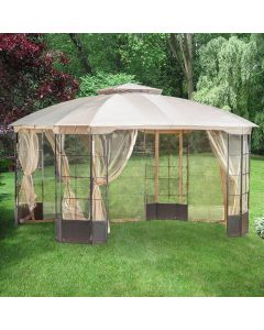 Replacement Canopy and Net for Polina Gazebo - RipLock 350