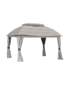 Replacement Canopy for Domed Gazebo - 350 - Damask Beige