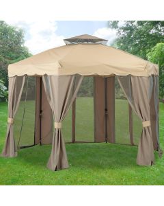 Replacement Canopy and Netting for Gilded Grove Gazebo - RipLock