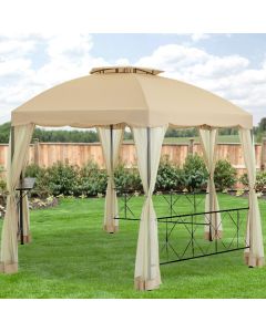 Replacement Canopy and Netting for Mainstays Hex Gazebo - RipLoc