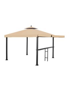 Replacement Canopy for Conley 10x10 Gazebo with Awning - RipLock 350