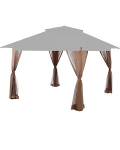 Replacement Canopy for Crown Shades 13' X 13' Pop Up Gazebo - RipLock 350 - Slate Gray
