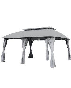 Replacement Canopy for Grand Patio 13' X 20' Gazebo - RipLock 350 - Slate Gray
