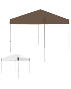 Replacement Canopy for E-Z Up 10' X 10' Ambassador Pop Up Tent - RipLock 350 - Nutmeg