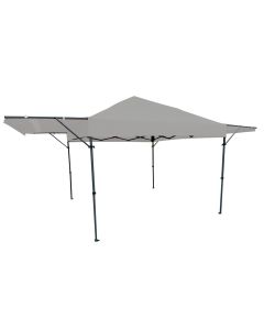 Replacement Canopy for MasterCanopy 10' X 10' with Double Awnings - RipLock 350 - Slate Gray