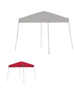 Replacement Canopy for E-Z Up Sprint and Vista Series 12' x 12' Base, Canopy Top 9' x 9' Slant Leg - RipLock 350