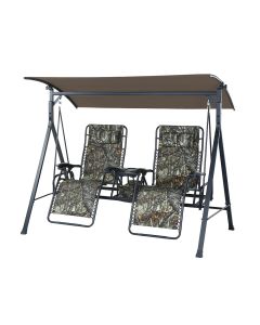 Replacement Canopy for Mainstays Big and Tall Zero Gravity Camo Print Swing - RipLock 350 - Nutmeg
