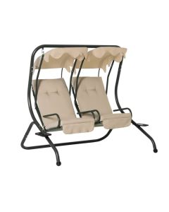Replacement Canopy for Outsunny 2 Separate Seat Glider Swing - RipLock 350