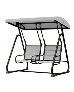 Replacement Canopy for East Oak 2 Person Swing - RipLock 350 - Slate Gray