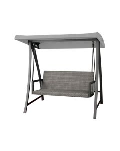 Replacement Canopy for Agio Luna Woven Patio Swing - RipLock 350 - Slate Gray