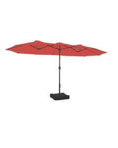 Replacement Canopy for Phi Villa Nyasia 15' Triple Tier Umbrella - RipLock 350 - Cinnabar