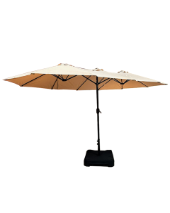 Replacement Canopy for AbcCanopy 15' Double Sided Triple Umbrella - RipLock 350