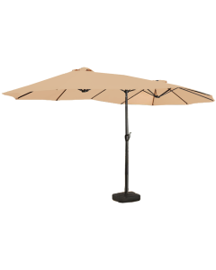 Replacement Canopy for PatioFestival Lokatse Double Sided 15 x 9 Umbrella