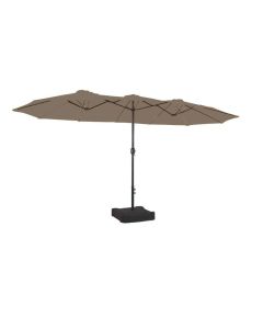 Replacement Canopy for Phi Villa Nyasia 15' Triple Tier Umbrella - RipLock 350 - Nutmeg