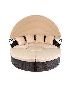 Replacement Canopy for Suncrown Crownland Clamshell Round Daybed - RipLock 350