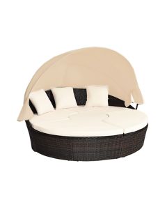 Replacement Canopy for Tangkula Costway Alleshia Patio Round Daybed - RipLock 350