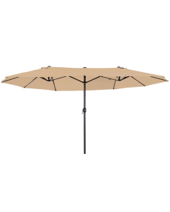 Replacement Canopy for Outsunny 15' Double Sided Umbrella - RipLock 350