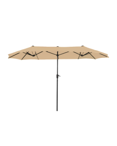 Replacement Canopy for Phi Villa 13' Outdoor Double Sided Patio Umbrella - RipLock 350