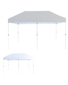 Replacement Canopy for Z-Shade 20' x 10' Rectangle Pop Up - RipLock 350 - Slate Gray