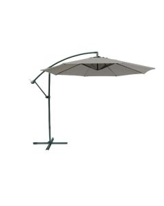 Replacement Canopy for Belavi Gardenline 10' Offset Umbrella - RipLock 350 - Slate Gray