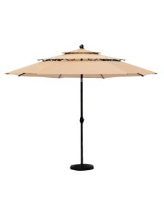 Replacement Canopy for Phi Villa 10' Triple Tier Market Umbrella - RipLock 350
