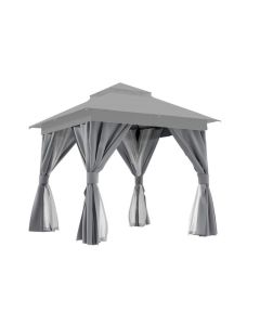 Replacement Canopy for Lausaint Home 8' x 8' Gazebo - RipLock 350 - Slate Gray