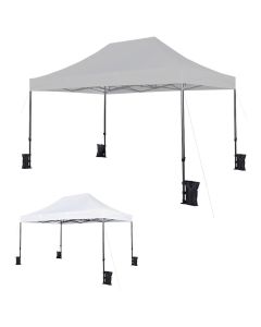 Replacement Canopy for Yaheetech 10' X 15' Instant Pop Up Shelter Tent - RipLock 350 - Slate Gray