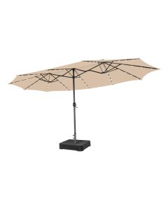 Replacement Canopy for Tangkula 15' Double Sided Patio LED Umbrella - RipLock 350