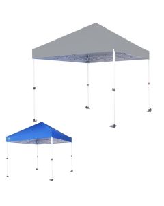 Replacement Canopy for Crown Shades Commercial 8' x 8' Pop Up - RipLock 350 - Slate Gray