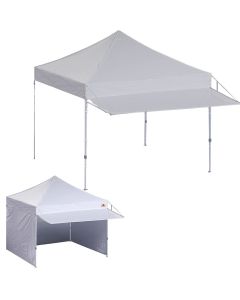 Replacement Canopy for AbcCanopy 10' x 10' Market Series with Awning - RipLock 350 - Slate Gray