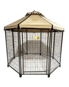 Replacement Canopy Cover for Advantek 8 Foot Portable Pet Dog Gazebo Kennel Playpen – RipLock 350